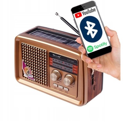 RADIO KUCHENNE SOLAR AKUMULATOR BLUETOOTH USB FM