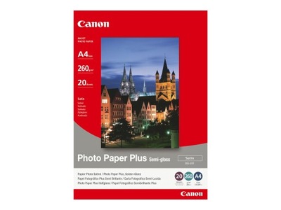 CANON 1686B021 Papier Canon SG201 Photo Paper Plus Semi-glossy 260g A4