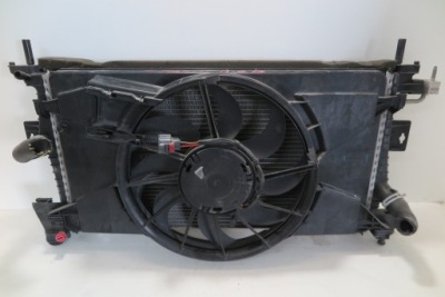 Радиатор воды кондиционера вентилятор модуль ford c-max 1.6b фото №1