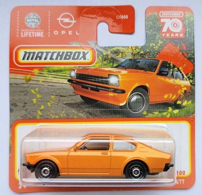 1975 OPEL KADETT MATCHBOX MATTEL 70 YEARS