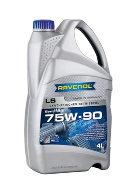 МАСЛО RAVENOL MTF LS 75W90 4L PÓŁSYNT. API GL5+ / LIMITED SLIP / PRZEKŁADNIO