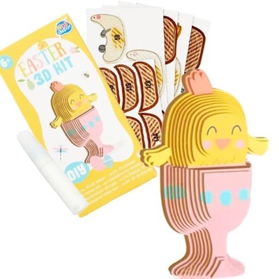 PUZZLE MODELE 3D ZRÓB TO SAM KURCZACZEK WIELKANOC