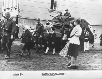 WARSZAWA wojna 1939 fotos film GDZIEKOLWIEK JESTEŚ, PANIE PREZYDENCIE