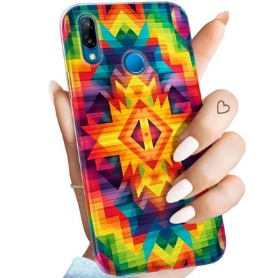 ETUI DO HUAWEI P20 LITE WZORY AZTECKIE AZTEC AZTECY OBUDOWA POKROWIEC CASE