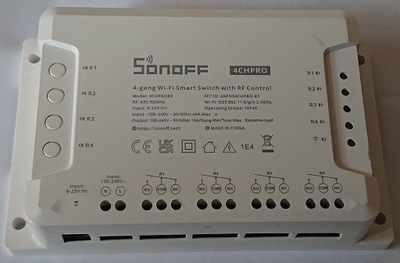 Przełącznik Sonoff 4CH PRO RF WiFi
