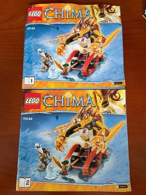 Instrukcja LEGO Chima 70144 Laval's Fire Lion