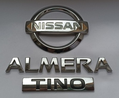 INSCIPTION EMBLEM NISSAN ALMERA TINO  