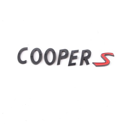 MINI R56 R57 EMBLEMA UŽRAŠAS ŽENKLELIS LOGO COOPER S 2755618 