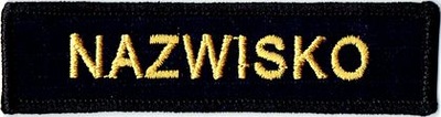 NAME PATCH NAZWISKO MW NASZYWKA 929R