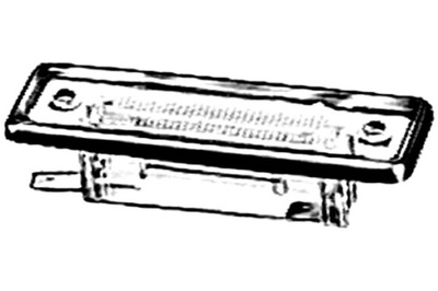 Лампа номерного знака реєстраційний hella +gratisy фото №1