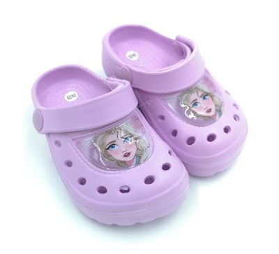 FROZEN KRAINA LODU Klapki typu crocs roz. 32/33