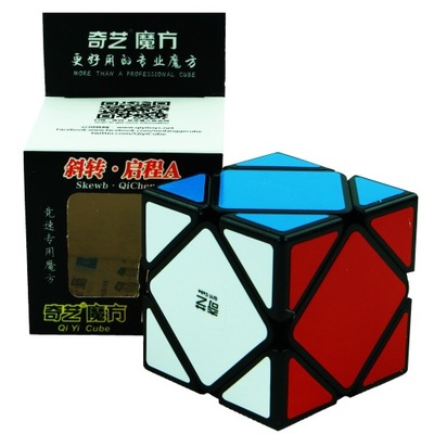 Kostka logiczna układanka QiYi QiCheng Skewb 3x3x3 + Podstawka QiYi