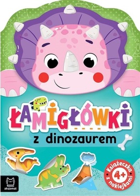 AKSJOMAT ŁAMIGŁÓWKI Z DINOZAUREM Z NAKLEJKAMI 4+