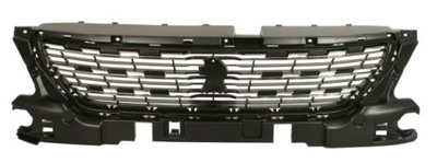 Решітка радіатора радіатора peugeot 301 17- хром накладки фото №1