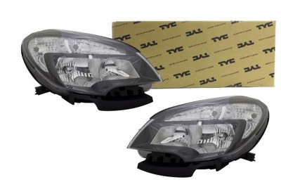 JUEGO FAROS ELÉCTRICO HB3+H7 NEGRO OPEL MOKKA A 12-16 TYC  