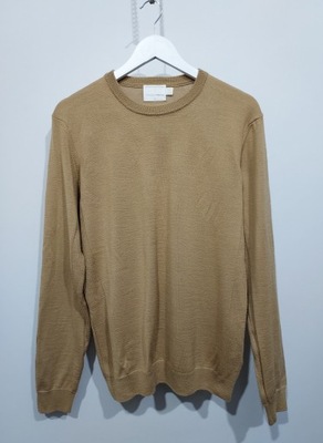 TOPMAN PREMIUM sweter 50% wełna merynos R L