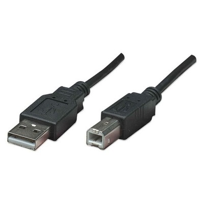 USB kabel (2.0), USB A M - 1.8m, czarny