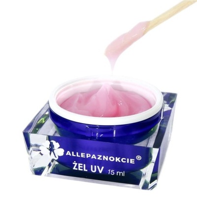 Żel Budujący Do Paznokci Jelly Milky Pink 15 ml