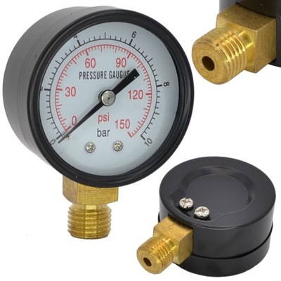 MANOMETR REDUKTORA CIŚNIENIA 0-10 bar 1/4"