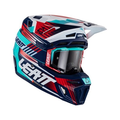 LEATT (2023) KASK MOTO 8.5 V23 (+ GOGLE VELOCITY 5.5 GRATIS) HELMET KIT ROY