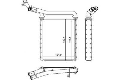 Nissens обігрівач lexus ct toyota auris avensis corolla prius plus фото №1