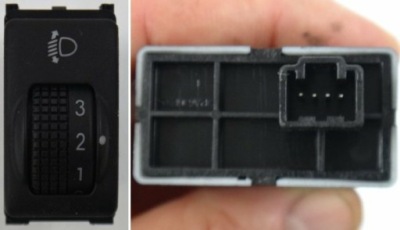 Nissan micra k12 lift переключатель света фото №1