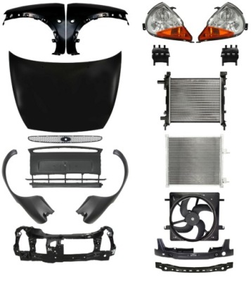 Ford ka 96-08 бампер pas капот крила фото №1