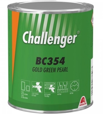 COLOR MALETERO CHALLENGER AXALTA BC354 GOLD GREEN P  