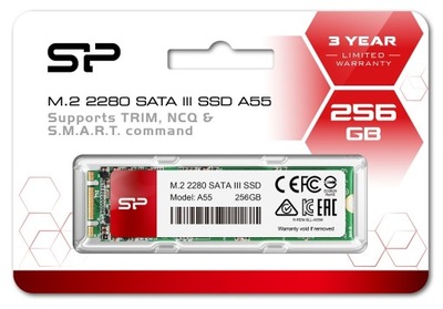 Dysk SSD Silicon Power A55 256GB M.2 SATA III 560/530 MB/s