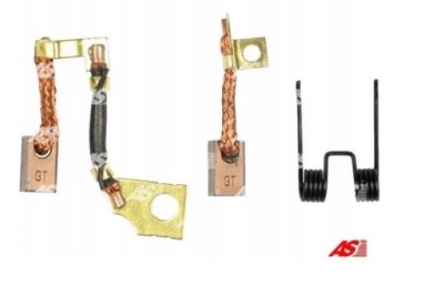 Щетка угольная, стартер as-pl psx148-157 фото №1