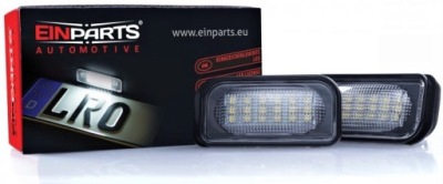 Фонари led номерного знака rej mercedes w203 2001-2007 фото №1