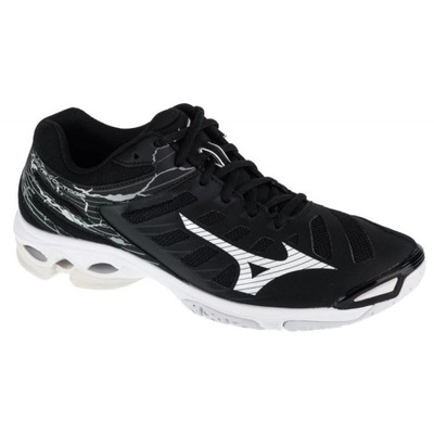 Czarne Tkanina Buty Sport Siatkówka Mizuno r.42