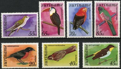 Surinam** Mi. 781-87 Ptaki