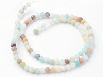 Amazonit sznur kulka ok.: 4 mm