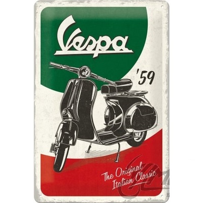 PLACA PLAKAT 20X30 VESPA CLASSIC 22283  