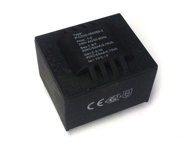 P-CD30-090083-2 transformator zalewany 2x9V 2x83mA