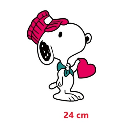 Dzieci Cartoon Snoopy odzież naklejki DIY naszywki dla dzieci z nadrukiem