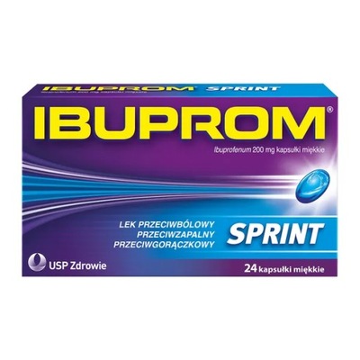 Ibuprom Sprint Caps 200mg 24 kapsułki