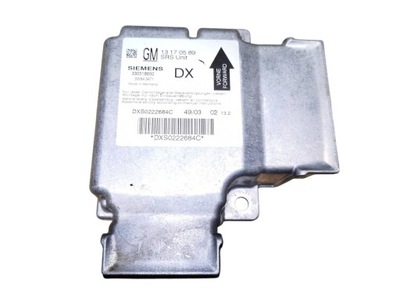 Блок управления модуль подушка безопасности opel vectra c 13170589 фото №1