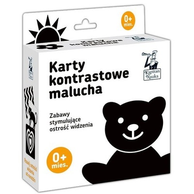 KARTY KONTRASTOWE MALUCHA. (0+ MIES.)