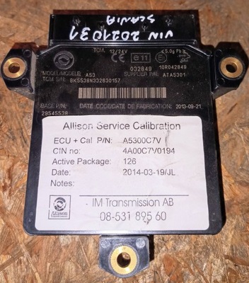 Блок керування коробки передач scania r a53 фото №1