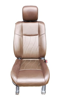 SEAT RIGHT AIRBAG DVD HEAD REST BROWN LEATHER INFINITI JX35 QX60 WITH  