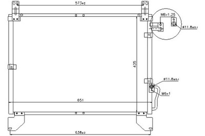 KONDENSATORIUS NISSENS 6840008001 DW5077 8FC351304151 