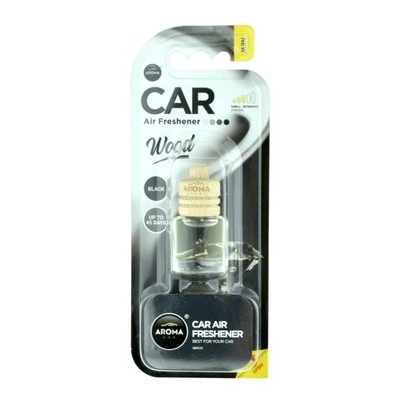 KVAPAS AUTOMOBILINIS AROMA CAR WOOD BLACK 6ML 