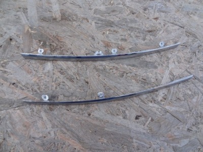 Комплект накладки молдинг решётка решетка бампера перед vw touareg 7p6 2010-2014 фото №1