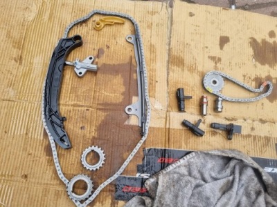 Направляющая натяжитель набор распределительного вала corolla e21 2.0 h фото №1