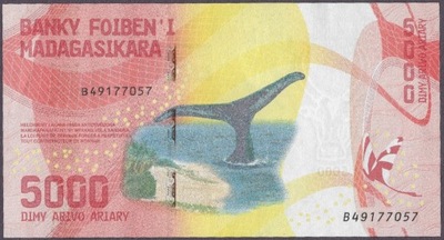 Madagaskar - 5000 ariary 2017 (UNC)