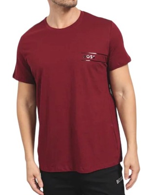 Hugo Boss Koszulka T-shirt męski 50499335-602 bordowy r. XXL