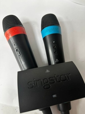 ZESTAW MIKROFONY SINGSTAR PRZEWODOWE PS3 PS2