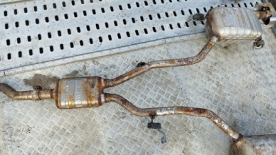 Mercedes slk r172 w172 172 гаситель выхлоп труба комплект kompletny a1724913001 фото №1